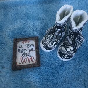 Joe Boxer Furry Ankle Booties